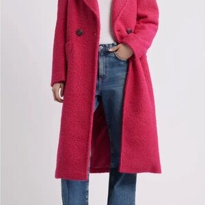 BCBGMaxAzria Fuchsia Teddy Jacket